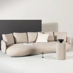 Clearance Nohr 4-zits Organische Bank Takeena 275cm, kleur Beige