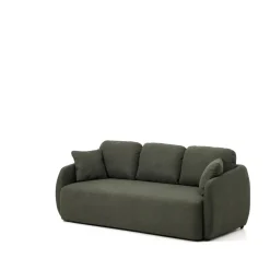 Online Kave Home 3-zits Slaapbank Laira Chenille, kleur Donkergroen