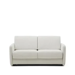 Outlet Kave Home 2-zits Slaapbank Nuala 140 x 200cm, kleur Beige