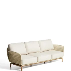 Clearance Kave Home 3-zits Tuinbank Alipa Acaciahout en touw