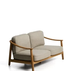 Sale Kave Home 2-zits Tuinbank Elunda Teakhout Beige