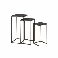 Clearance RENEW Zuil Fanna Teakhout, Set van 3 stuks