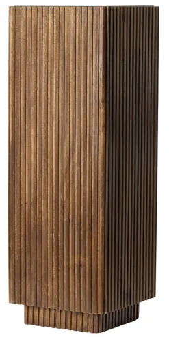 Best Light & Living Zuil Gatura Mangohout, 100cm hoog Bruin