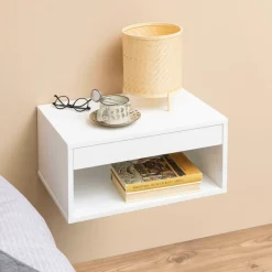 Best Bendt Zwevend Nachtkastje Daeg Met 1 lade en open vak