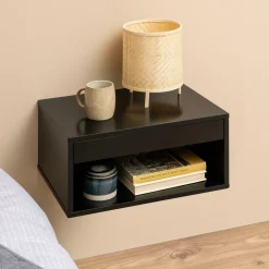 Best Bendt Zwevend Nachtkastje Daeg Met 1 lade en open vak