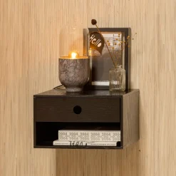 WOOOD Zwevend Nachtkastje Nancy Met 1 lade