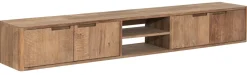 Sale DTP Home Zwevend TV-meubel Bliss Teakhout, Met deurtjes