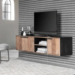 Sale DTP Home Zwevend TV-meubel Cosmo Teakhout Naturel